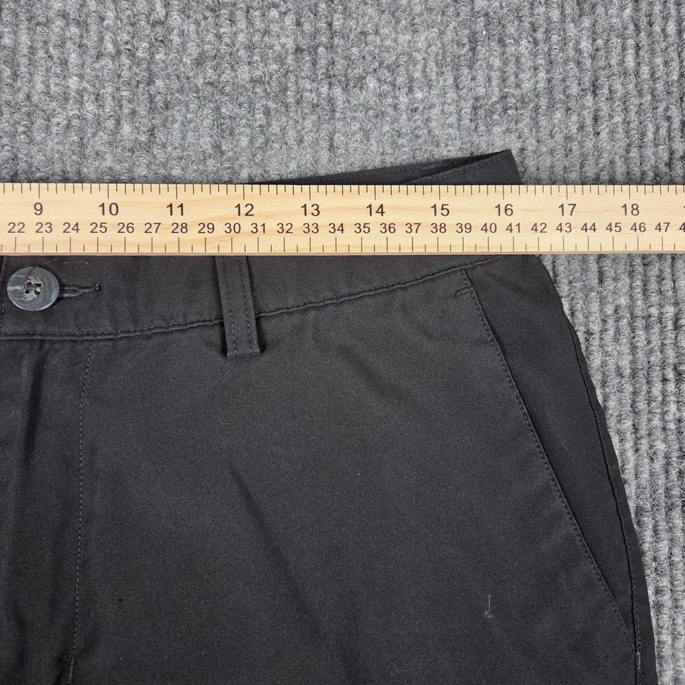Adidas Mens Climalite Golf Shorts Black Size 32 Performance Flat Front Athletic